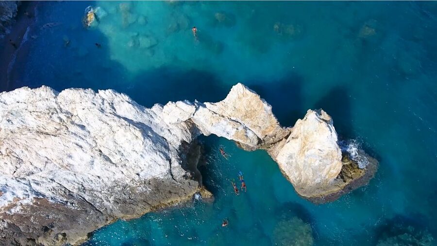 From Skiathos: Sea and Sun Island Day Cruise - Blue Caves and the approach to Lalaria
