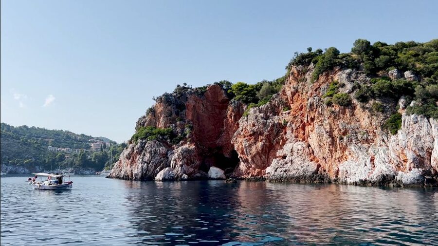From Skiathos: Skopelos and Alonissos Boat Trip with Stops - Blue Caves and the Marine Park from the water