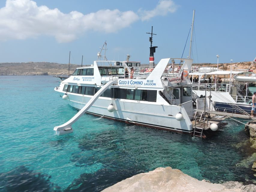From Sliema: Gozo, Comino and Blue Lagoon Cruise - Mgarr Harbour and the choice between freedom and the minibus
