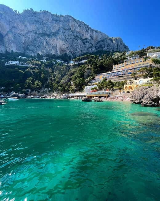From Sorrento: Capri Boat Tour with Blue Grotto Visit - Leaving Sorrento for Capri by speedboat