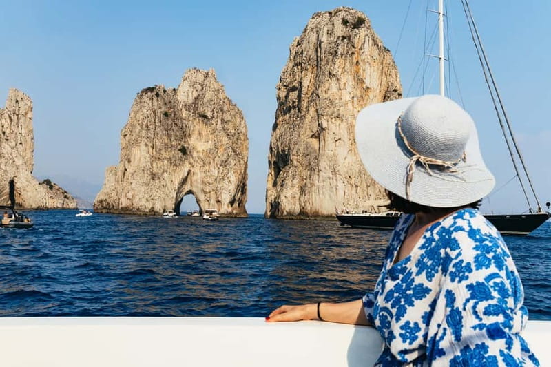 From Sorrento/Nerano: Capri Island Cruise with Guide Onboard - Ieranto Bay and the final stretch