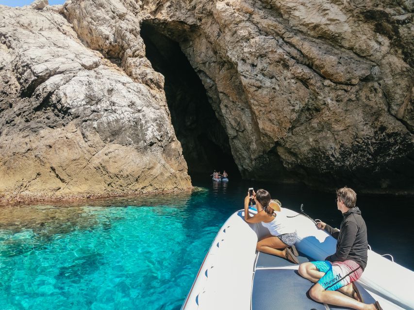 From Split: Blue Cave & 5 Islands with Vis & Hvar Boat Tour - The speedboat ride is part of the attraction
