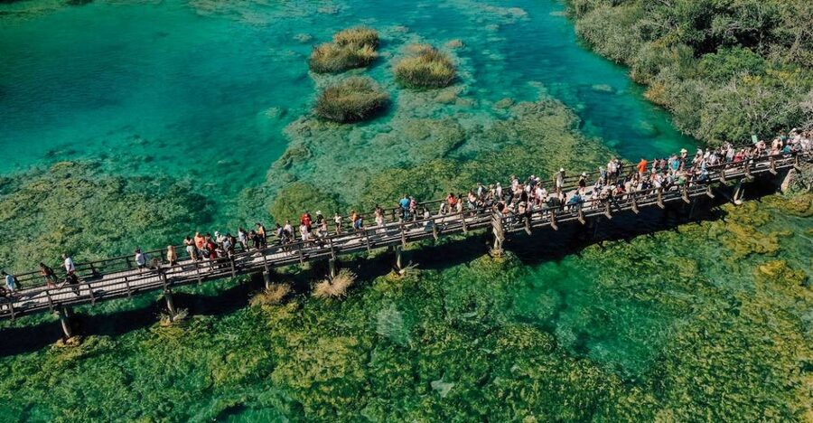 From Split: Krka Waterfalls Tour with Boat Cruise & Swimming - Walking around Skradinski Buk