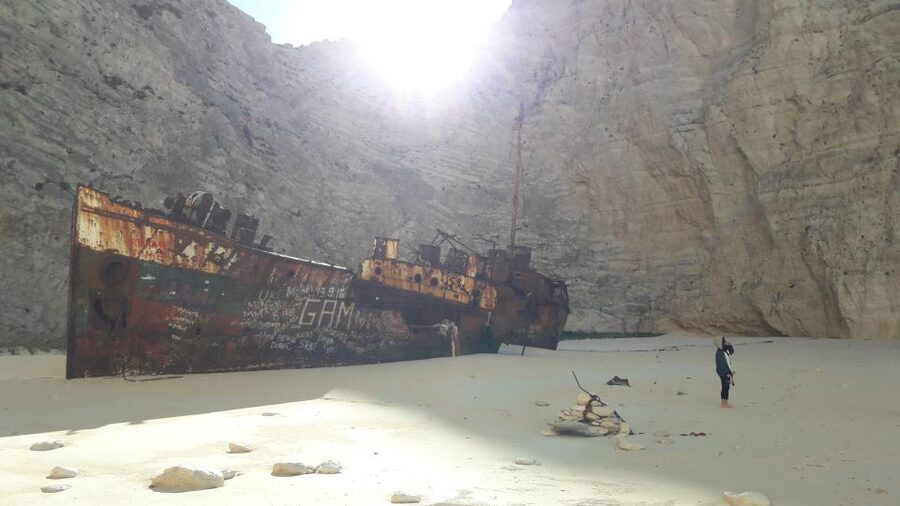 From St.Nikolaos: Boat Cruise to Navagio Beach & Blue Caves - Speeding Toward Navagio Shipwreck Beach