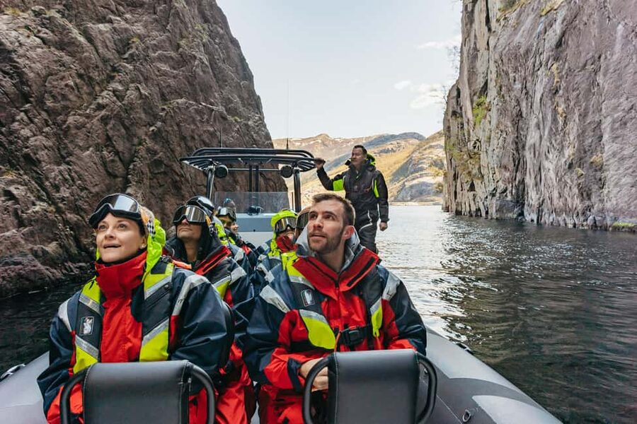 From Stavanger: Lysefjorden & Pulpit Rock RIB Boat Tour - Leaving Stavanger harbor in a high-speed RIB