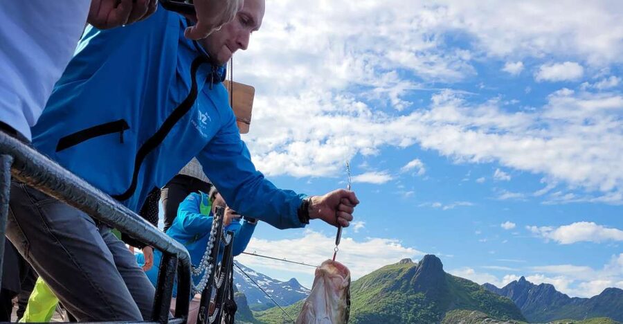 From Svolvaer: Lofoten Fishing Boat Cruise - Leaving Svolvaer for a working fishing day