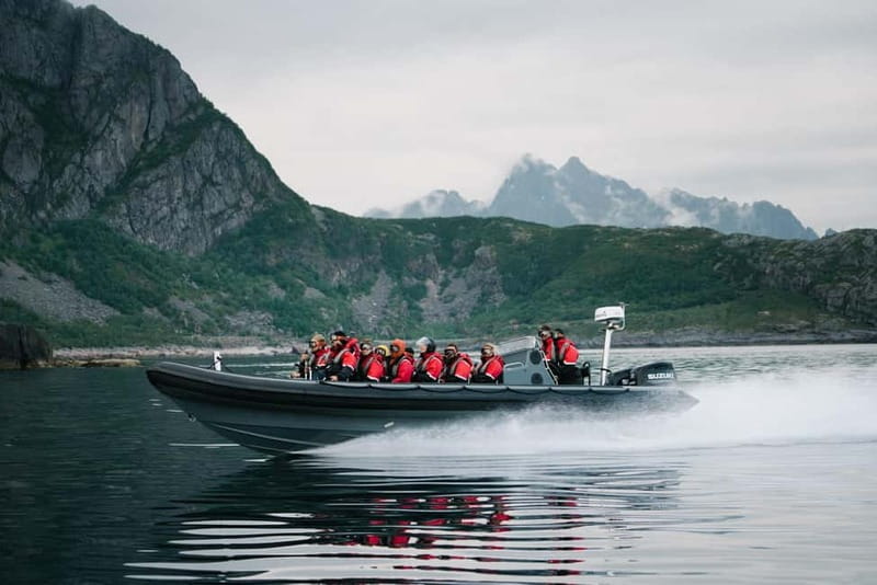 From Svolvær: RIB Boat Lofoten Trollfjord Sea Eagle Safari - Leaving Svolvær in a fully equipped RIB
