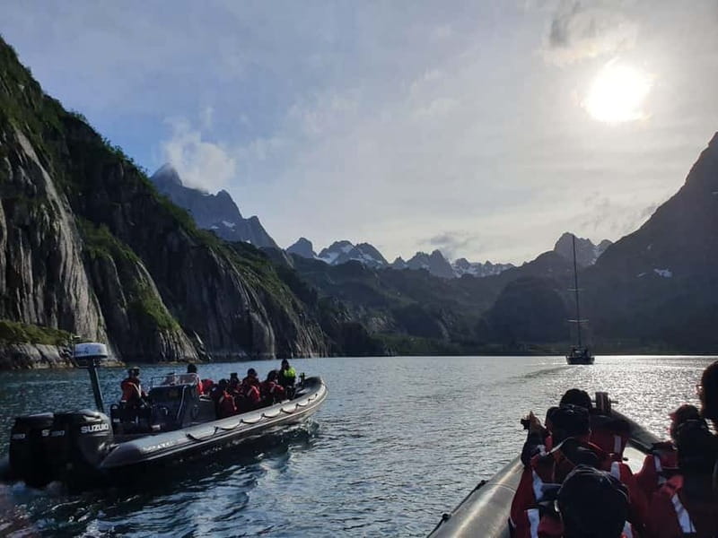 From Svolvær: RIB Boat Lofoten Trollfjord Sea Eagle Safari - Trollfjord from the water