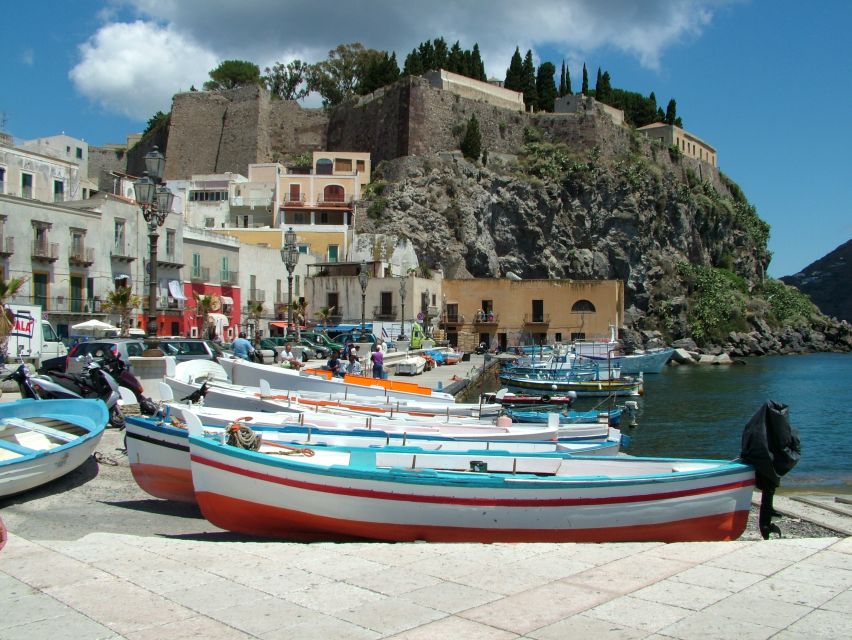 From Taormina: Lipari and Vulcano Mini Cruise Aeolian Tour - Vulcano and its black beach