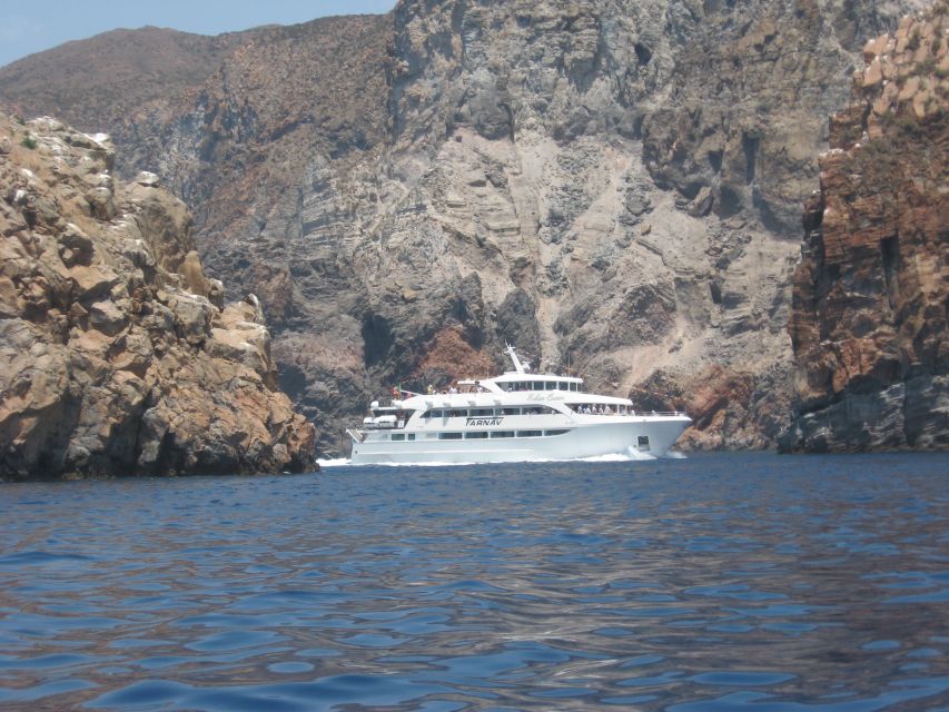 From Taormina: Lipari and Vulcano Mini Cruise Aeolian Tour - Guides, group arrangements, and accessibility