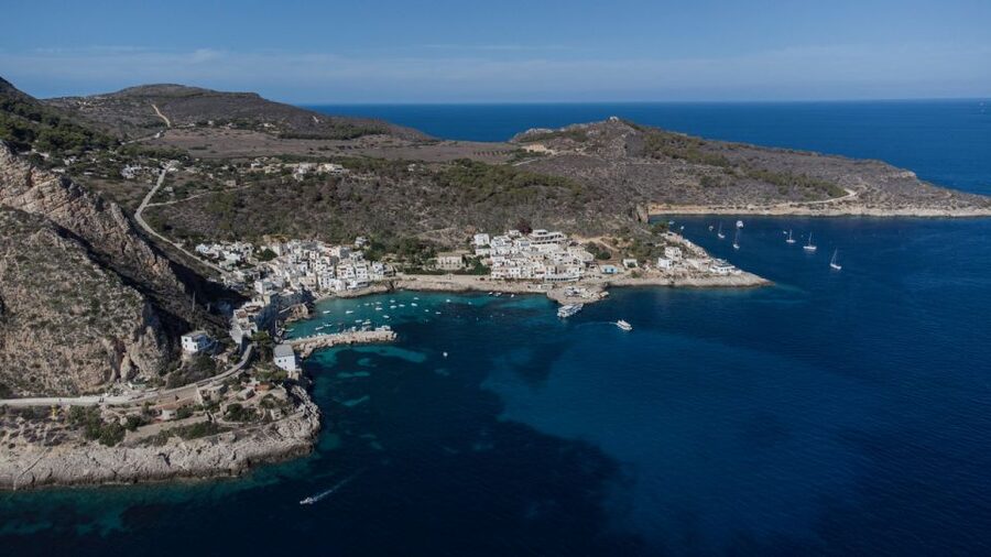 From Trapani: Day Cruise to Favignana & Levanzo with Lunch - The coast by Cala Rossa and Cala Azzurra
