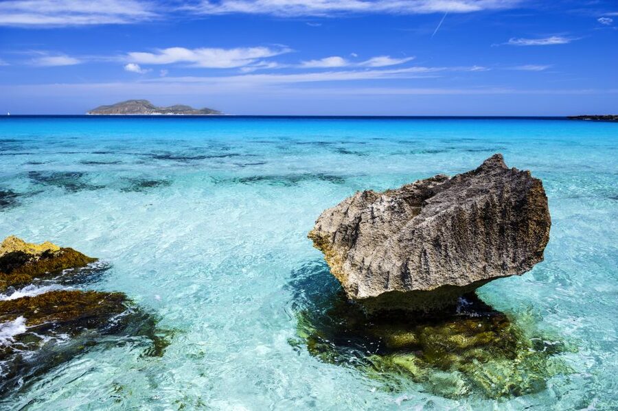 From Trapani: Favignana and Levanzo Mini Cruise with Lunch - The famous Favignana coves are best viewed from the boat