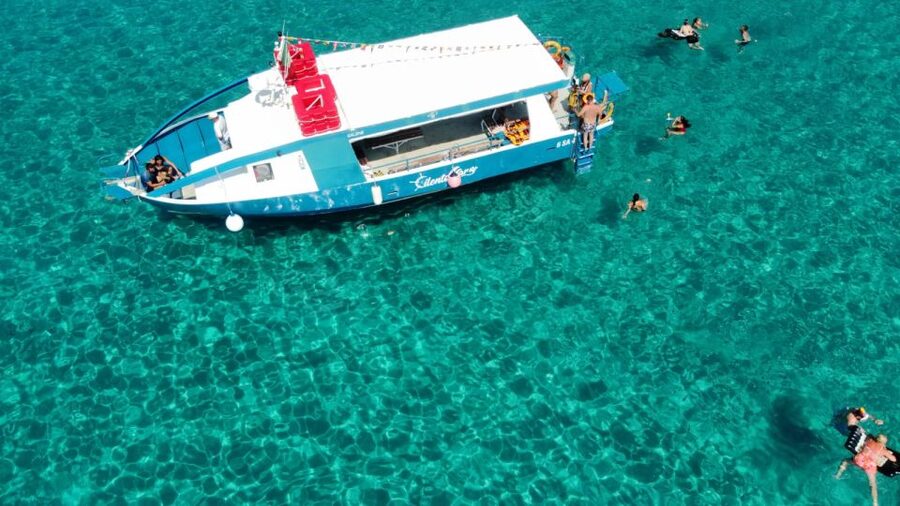 From Tropea: Capo Vaticano boat tour with snorkel & aperitif - Caves, ruins, and beaches along the first half