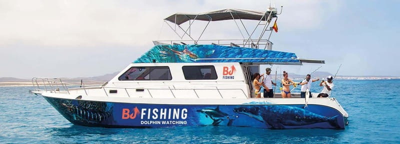 Fuerteventura: Dolphin watching and Lobo Island Combo Cruise - Lobos Island and the La Concha swim stop