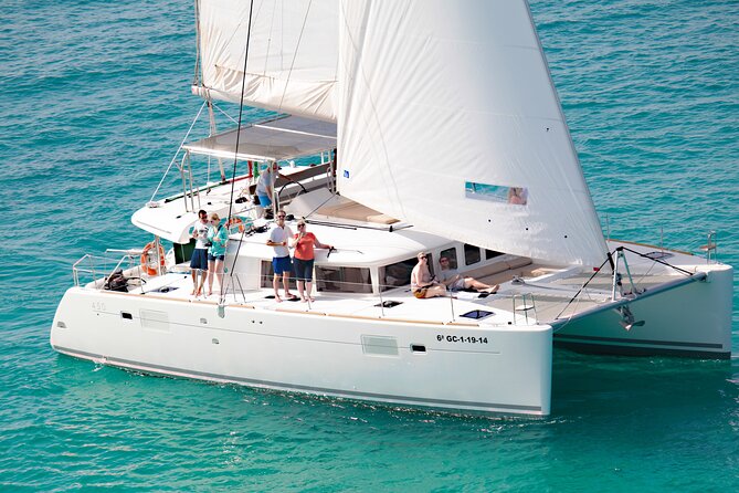 Fuerteventura: Small-Group Magic Deluxe Catamaran Cruise - Leaving Morro Jable on the Magic Deluxe
