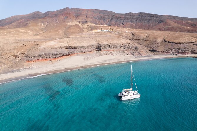 Fuerteventura: Small-Group Magic Deluxe Catamaran Cruise - Swimming near Jandía