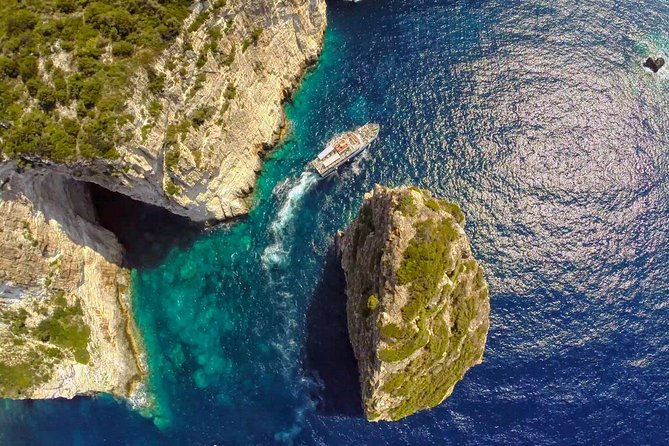 Full-Day Boat Tour of Paxos Antipaxos Blue Caves from Corfu - A big boat, practical comfort, and onboard extras