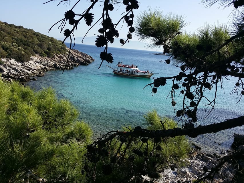 Full-Day Orak Island Boat Trip from Bodrum - German Bay adds a third change of scenery