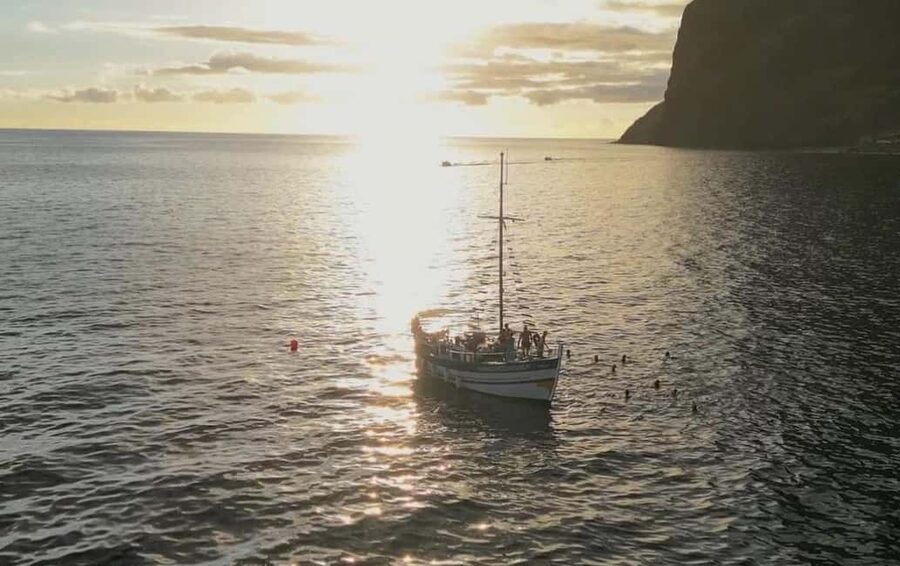Funchal: Sunset Tour on Traditional Madeiran Boat w/ Drinks - Swimming Near Cabo Girão