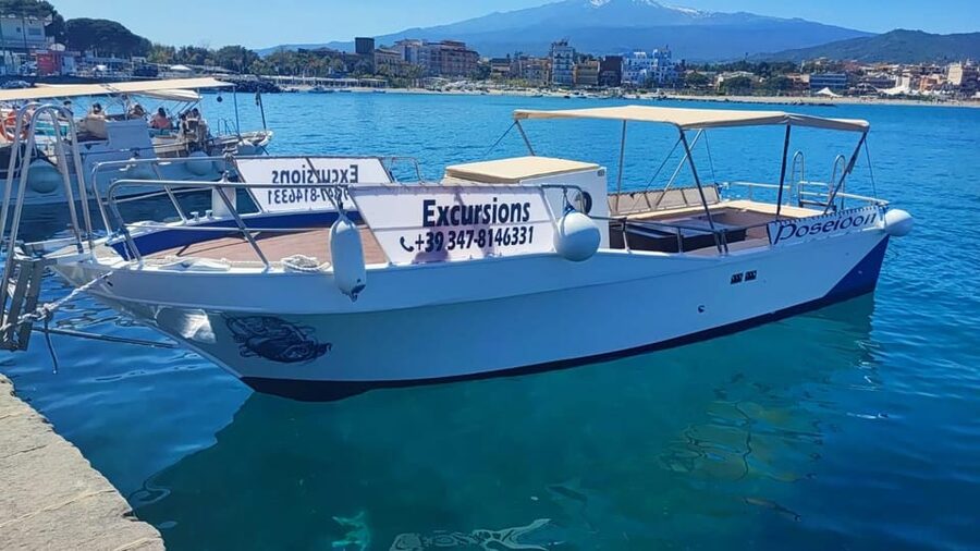 Giardini Naxos: Dolphin Searching Sunset Boat Tour - Five things to know before boarding Poseidon