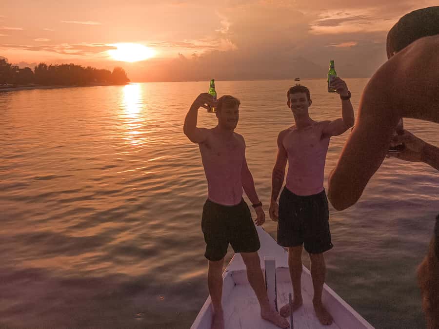 Gili Trawangan: Gili Islands Sunset Boat Tour and Snorkeling - Third stop: fish, coral, and the remaining underwater life