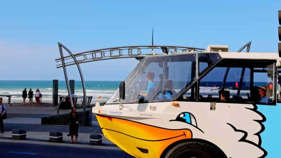 Gold Coast: 1-Hour Land and Water Duck Tour - The splashdown is the tour’s big moment