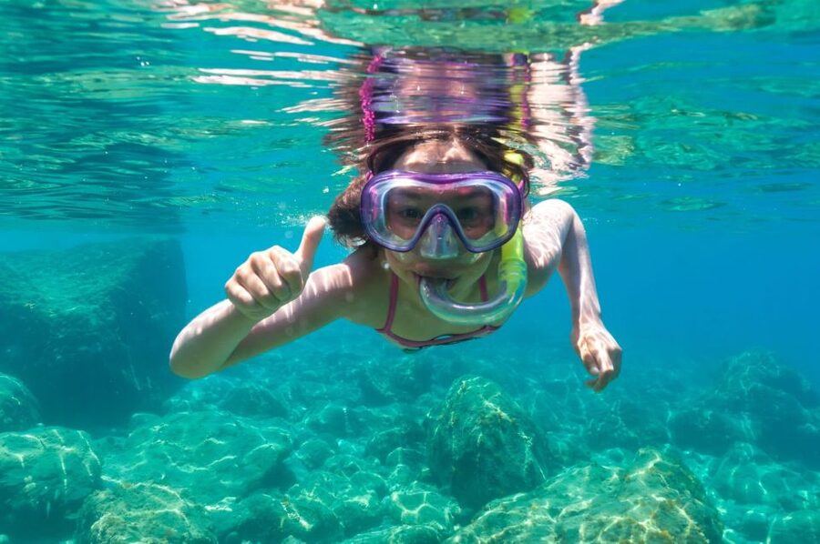 Golfo Aranci: Dolphin Watching and Snorkeling Boat Tour - Setting out from Sos Aranzos toward Cape Figari