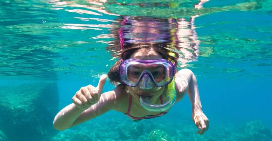 Golfo Aranci: Dolphin Watching and Snorkeling Boat Tour - Cala Greca: the first chance to swim