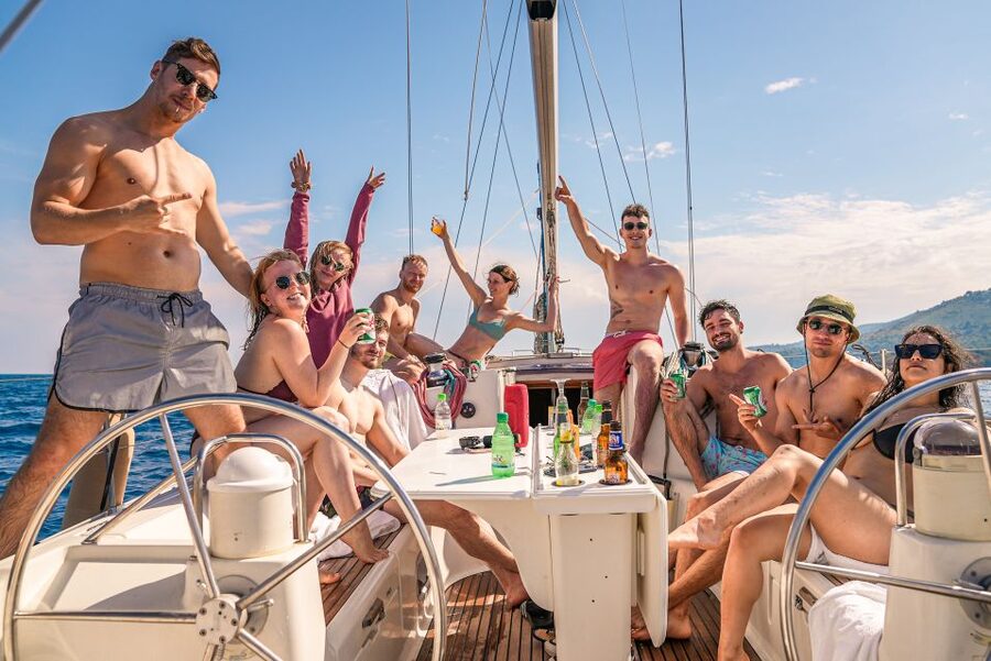 Gouvia: Corfu Island Sailing Trip with Snack and Soft Drinks - The Blue Caves are the most memorable final stop