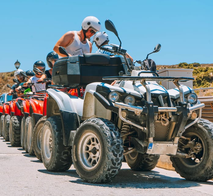Gozo: Full-Day Quad Tour with Private Round-Trip Boat - Summer swimming and the final powerboat ride