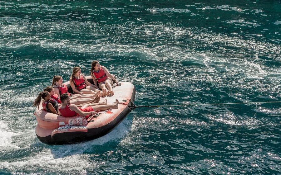 Gran Canaria: Fun Catamaran Cruise with Food and Drinks - The Mogán Stop: Lunch, Fish, and Water Time