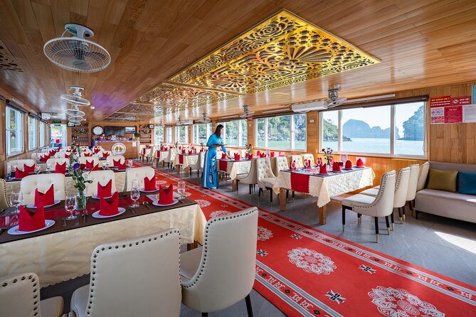 Ha Long Bay Cruise Day Tour - Cave, Kayaking, Swimming & Lunch - Sung Sot Cave, Ha Long Bay’s big showpiece