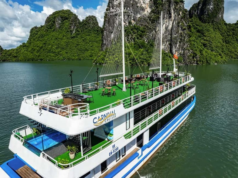 Halong Bay: Luxury Day Cruise w/ Pool, Kayak, Free Transfer - Is $26 good value?