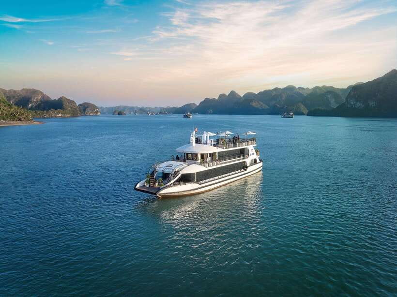 Halong Bay: Luxury Day Cruise with Buffet, Kayak, Swim - Boarding at Tuan Chau Harbor