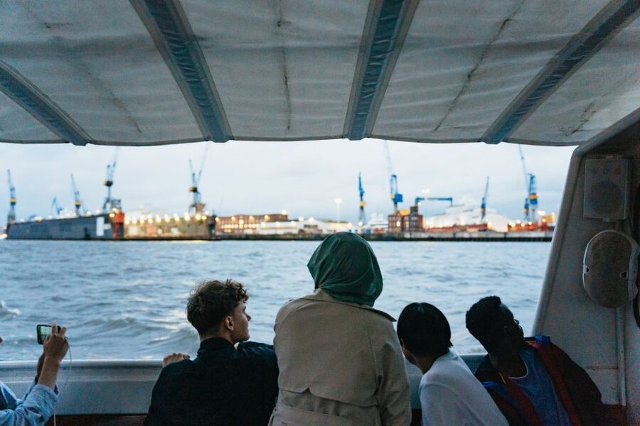 Hamburg: 90-Minute Evening Lights Harbor Cruise - Booking, weather, and small details that matter