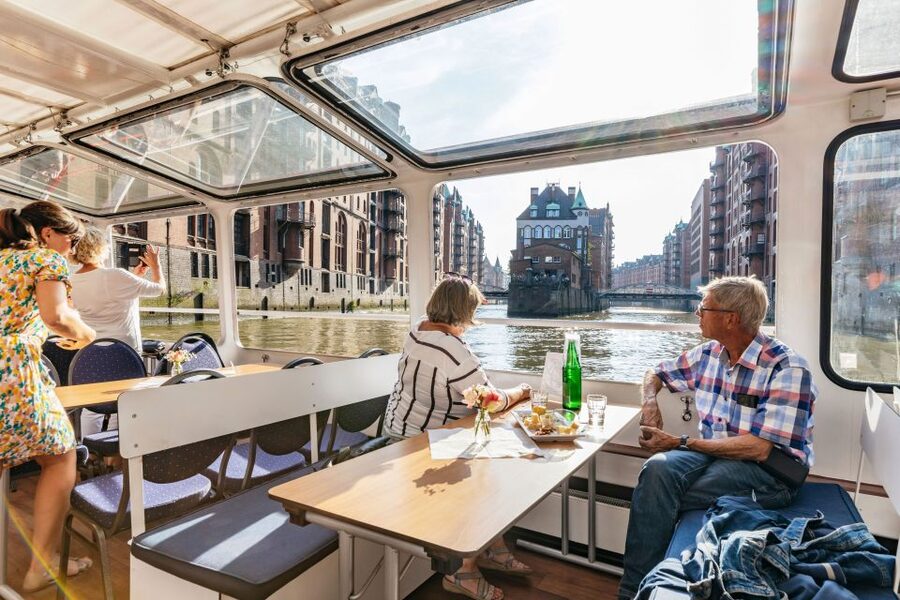 Hamburg: Harbor Cruise with Wine and Cheese - The First Minutes on Board