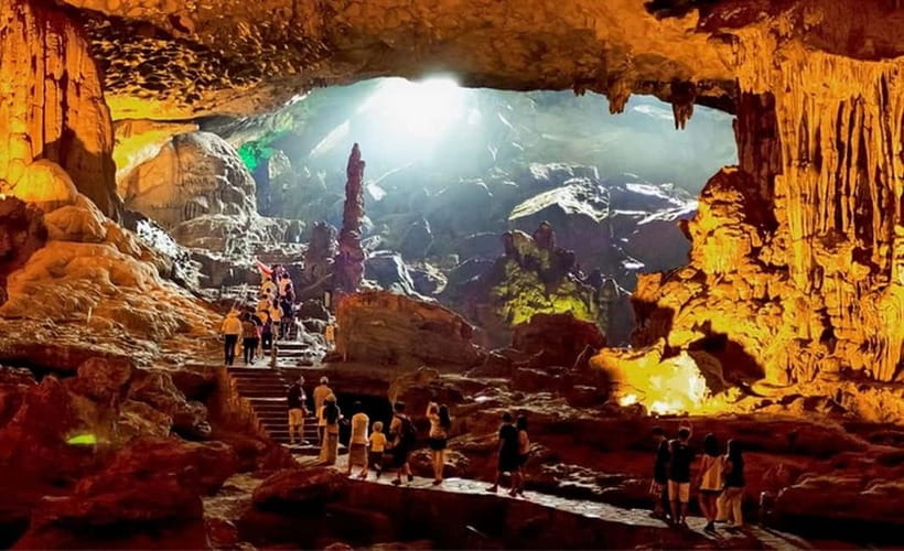 Hanoi: Ha Long Bay Day Cruise - Swimming, Meal, Kayaking - Inside Sung Sot Cave, the Surprise Cave