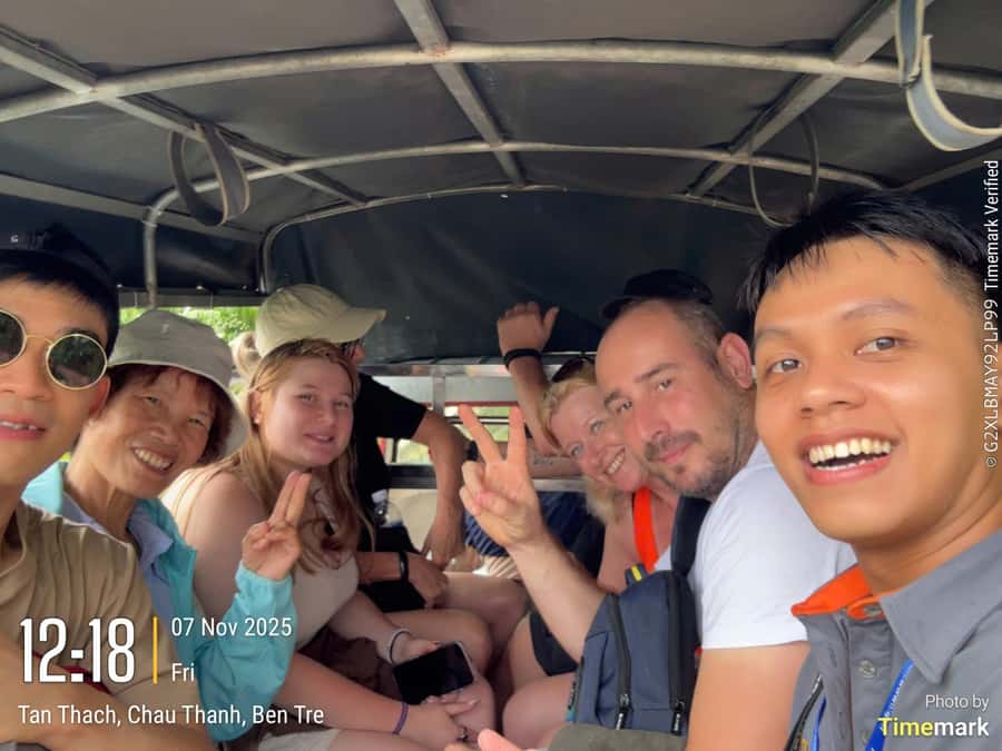 HCM: Authentic Mekong Delta - Boat, TukTuk, Khot Cake Making - Timing, comfort, and the return to the city