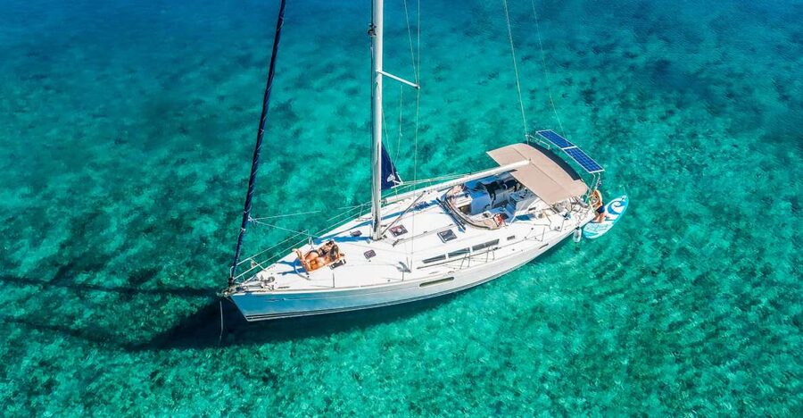 Heraklion: Dia Island Sailboat Cruise with Swimming and Meal - The afternoon cruise and sunset light