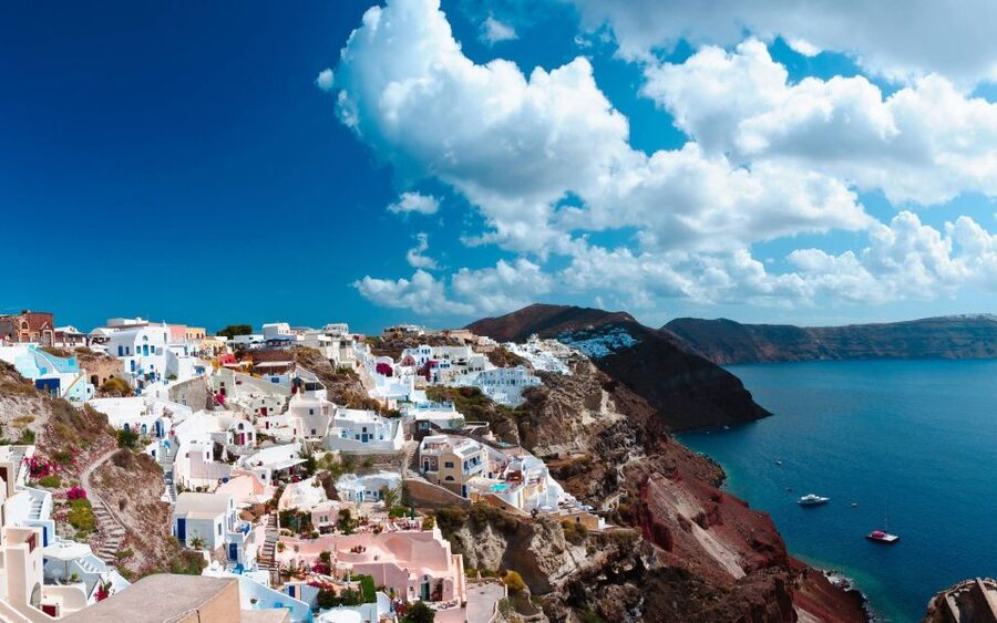 Heraklion: Santorini Day Trip with Boat Transfer & Oia Visit - Fira: more room to choose your own pace