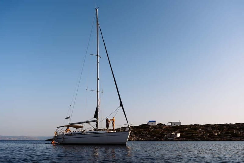 Heraklion: Sunset Sailing Cruise Dia Island with Snorkeling - Swimming, snorkeling, and paddleboarding