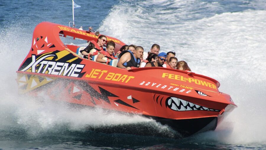 Hersonissos: Jet Boat Tour with Snorkeling - Saint George’s Bay and the 30-minute swim stop