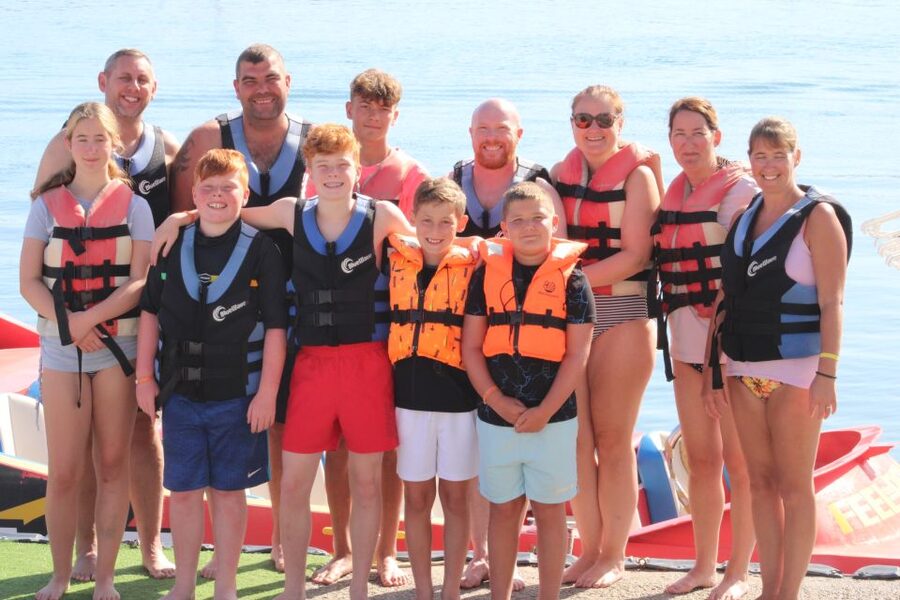 Hersonissos: Jet Boat Tour with Snorkeling - The views across Hersonissos Bay