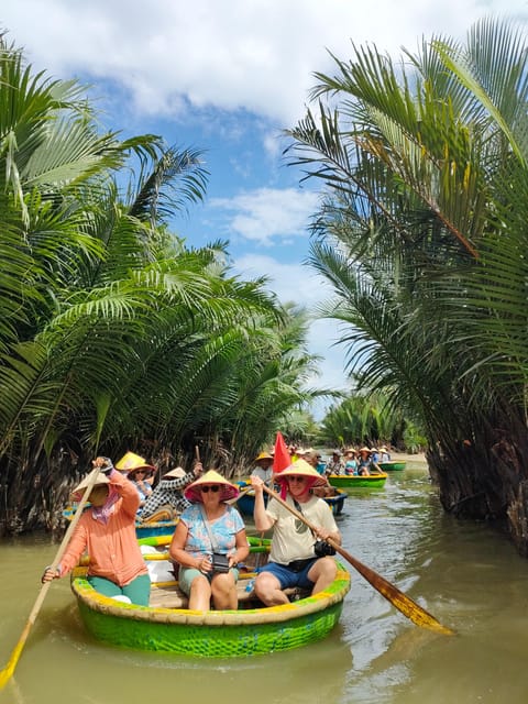 Hoi An: Basket Boat Ride in the Coconut Forest - Entering Bay Mau Coconut Forest by round basket boat