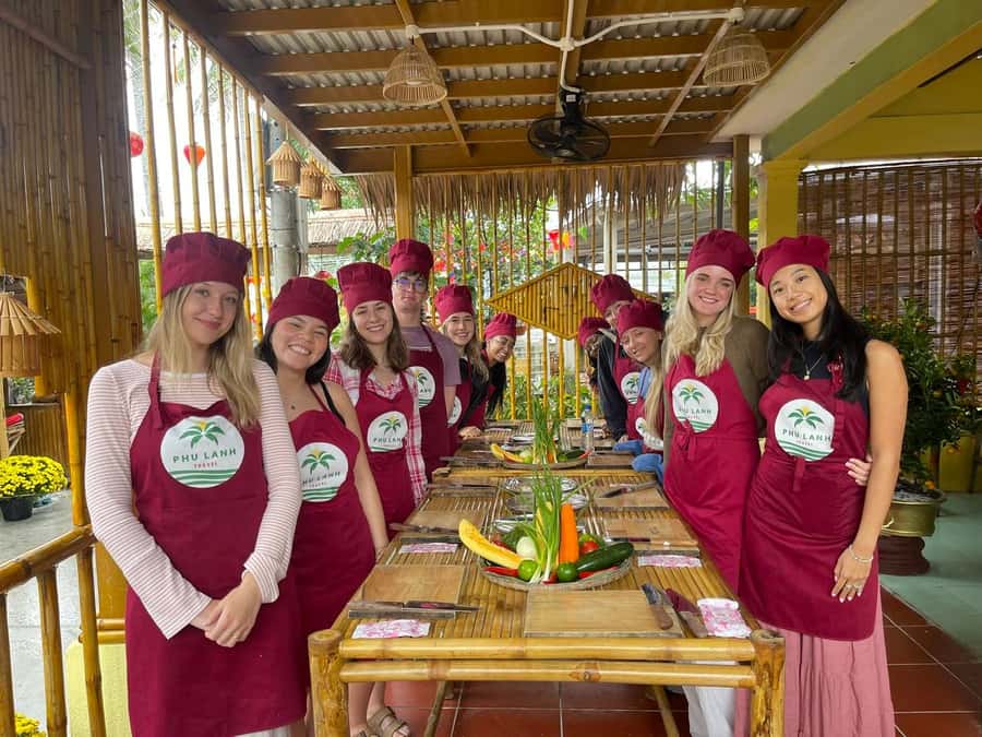 Hoi An: Basket Boat with Lantern-Making & Cooking Class Tour - Floating through Cam Thanh’s coconut palms