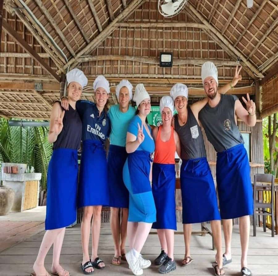 Hoi An: Bay Mau Cooking Class w/ Market & Basket Boat Option - The coconut basket boat: scenic, playful, and touristy