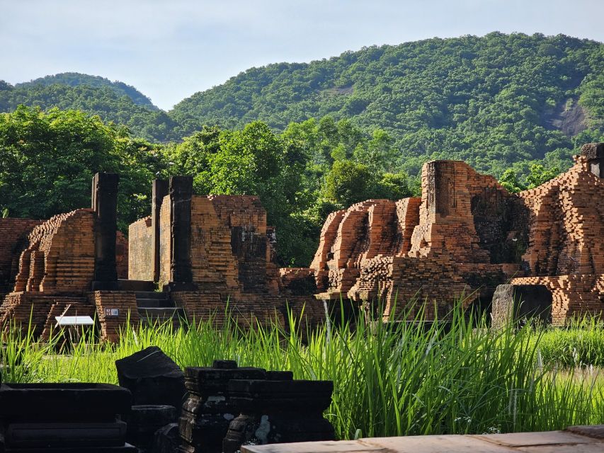 Hoi An: My Son Sanctuary & Sunset River Cruise BBQ or Banhmi - The Thu Bon River cruise and meal