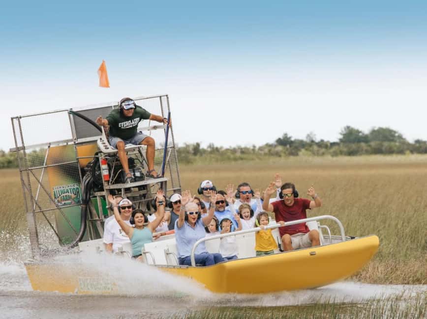 Homestead: Everglades Alligator Farm Entry and Airboat Ride - Feeding demonstrations and handling shows