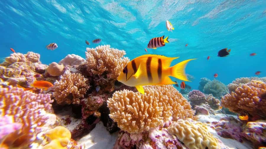 Hurghada: 3 Islands, Dolphins & Snorkel Yacht Trip w/ Lunch - Dolphin watching in open water