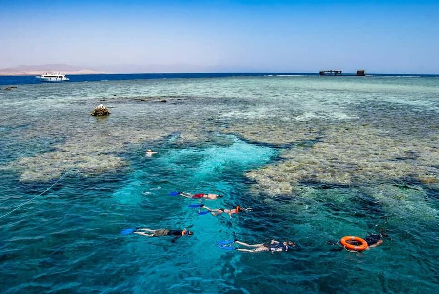 Hurghada: Dolphin Watching Boat Tour with Snorkeling & Lunch - A boat built for a full day